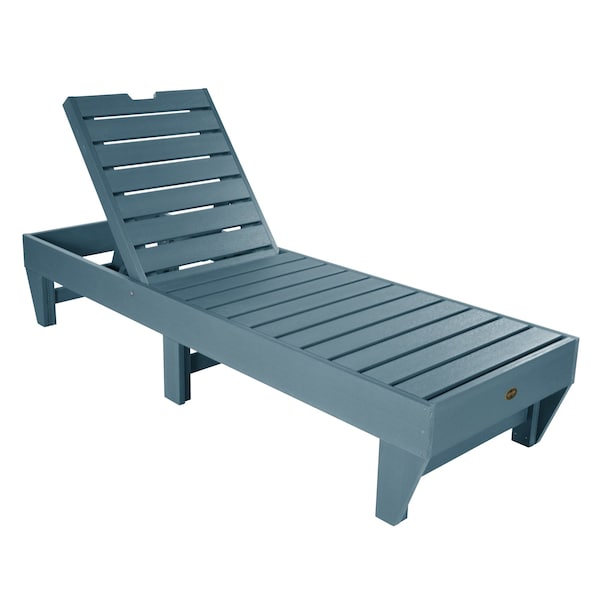Highwood Usa Commercial Grade Chaise Lounge Outdoor Furniture for Pool, Patio CM-LNGSQ61-NBE - main